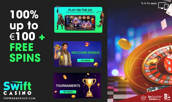 Swift Casino mobilkampagne – play on the go, bonus og turneringer